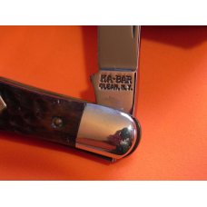 Vintage Ka-Bar Dog Head 3 Blade Whittler Knife w/ Great Chestnut Bone Handles - NOS & Near Mint Vintage Ka-Bar Dog Head 3 Blade Whittler Knife w/ Great Chestnut Bone Handles - NOS & Near Mint