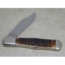 Case XX USA 1990 Dark Brown Bone DBC61050 SS NKCA 1st of the Museum Series Coke Bottle Knife Case XX USA 1990 Dark Brown Bone DBC61050 SS NKCA 1st of the Museum Series Coke Bottle Knife