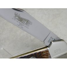 Case XX USA 1990 Dark Brown Bone DBC61050 SS NKCA 1st of the Museum Series Coke Bottle Knife Case XX USA 1990 Dark Brown Bone DBC61050 SS NKCA 1st of the Museum Series Coke Bottle Knife