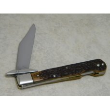 Vintage Kabar 1173 USA Jigged Delrin Swing Guard Lockback Knife Vintage Kabar 1173 USA Jigged Delrin Swing Guard Lockback Knife