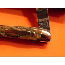 Bulldog Brand (Hand Made) Small ToothPick PROTOTYPE Pocket Knife w Genuine Mammoth Bark Handle -NOS Bulldog Brand (Hand Made) Small ToothPick PROTOTYPE Pocket Knife w Genuine Mammoth Bark Handle -NOS