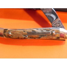 Bulldog Brand (Hand Made) Small ToothPick PROTOTYPE Pocket Knife w Genuine Mammoth Bark Handle -NOS Bulldog Brand (Hand Made) Small ToothPick PROTOTYPE Pocket Knife w Genuine Mammoth Bark Handle -NOS