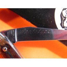 Bulldog Brand (Hand Made) Small ToothPick PROTOTYPE Pocket Knife w Genuine Mammoth Bark Handle -NOS Bulldog Brand (Hand Made) Small ToothPick PROTOTYPE Pocket Knife w Genuine Mammoth Bark Handle -NOS