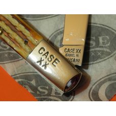 Case xx 1992 Single Blade Barlow Knife w/ Beautiful 2nd Cut Torched Bone Handles -NOS and A Beauty!