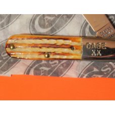 Case xx 1992 Single Blade Barlow Knife w/ Beautiful 2nd Cut Torched Bone Handles -NOS and A Beauty!