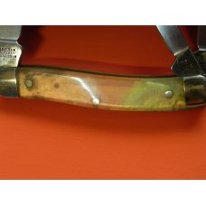 Hen & Rooster Little Mustang Whittler Knife w/ Multi Color Handles w Mustang Shield +Blade Etch -NOS Hen & Rooster Little Mustang Whittler Knife w/ Multi Color Handles w Mustang Shield +Blade Etch -NOS