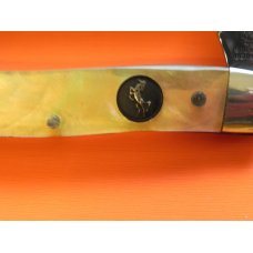 Hen & Rooster Little Mustang Whittler Knife w/ Multi Color Handles w Mustang Shield +Blade Etch -NOS Hen & Rooster Little Mustang Whittler Knife w/ Multi Color Handles w Mustang Shield +Blade Etch -NOS
