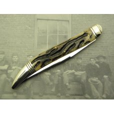 Schatt & Morgan File & Wire, 041111, Large Toothpick, worm groove bone Schatt & Morgan File & Wire, 041111, Large Toothpick, worm groove bone