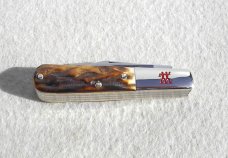 J. A. HENCKLES GERMANY HK 26-S INDIA STAG 3-BLADE BARLOW KNIFE J. A. HENCKLES GERMANY HK 26-S INDIA STAG 3-BLADE BARLOW KNIFE
