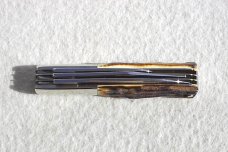 J. A. HENCKLES GERMANY HK 26-S INDIA STAG 3-BLADE BARLOW KNIFE J. A. HENCKLES GERMANY HK 26-S INDIA STAG 3-BLADE BARLOW KNIFE