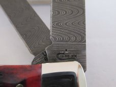 Case XX 2018 Crimson Bone Damascus Trapper Pattern # 6254 DAM Case XX 2018 Crimson Bone Damascus Trapper Pattern # 6254 DAM