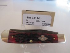 Case XX 2018 Crimson Bone Damascus Trapper Pattern # 6254 DAM Case XX 2018 Crimson Bone Damascus Trapper Pattern # 6254 DAM