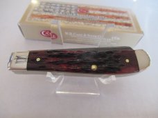 Case XX 2018 Crimson Bone Damascus Mini Trapper pattern # 6207 DAM Case XX 2018 Crimson Bone Damascus Mini Trapper pattern # 6207 DAM