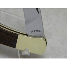 Gerber Portland, OR 97223 USA Wood Classic Folding Lockback Knife c.1970's Gerber Portland, OR 97223 USA Wood Classic Folding Lockback Knife c.1970's