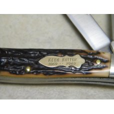 Schrade Walden NY USA Stainless Staglon 1869-1969 Keen Kutter Commemorative Stockman Knife in Box Schrade Walden NY USA Stainless Staglon 1869-1969 Keen Kutter Commemorative Stockman Knife in Box