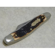 Schrade Walden NY USA Stainless Staglon 1869-1969 Keen Kutter Commemorative Stockman Knife in Box Schrade Walden NY USA Stainless Staglon 1869-1969 Keen Kutter Commemorative Stockman Knife in Box
