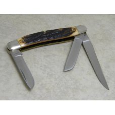 Schrade Walden NY USA Stainless Staglon 1869-1969 Keen Kutter Commemorative Stockman Knife in Box Schrade Walden NY USA Stainless Staglon 1869-1969 Keen Kutter Commemorative Stockman Knife in Box
