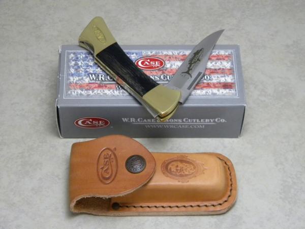 Case XX USA 2017 Black Wood 58L SS MAKO Lockback Knife & Pouch in Box Case XX USA 2017 Black Wood 58L SS MAKO Lockback Knife & Pouch in Box