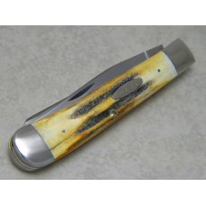 Case XX Stainless USA 2 Dot (1978) Stag 5254 SSP Red Etch Trapper Knife Case XX Stainless USA 2 Dot (1978) Stag 5254 SSP Red Etch Trapper Knife
