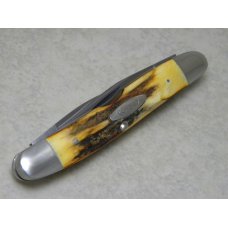 Case XX Stainless USA 2 Dot (1978) Gen. Stag SSP Red Etch Muskrat Knife Case XX Stainless USA 2 Dot (1978) Gen. Stag SSP Red Etch Muskrat Knife