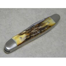 Case XX Stainless USA 2 Dot (1978) Gen. Stag SSP Red Etch Muskrat Knife Case XX Stainless USA 2 Dot (1978) Gen. Stag SSP Red Etch Muskrat Knife