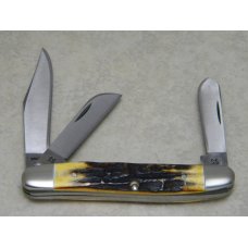 Case XX Stainless USA 2 Dot (1978) Stag 5347 HP SSP Red Etch Stockman Knife Case XX Stainless USA 2 Dot (1978) Stag 5347 HP SSP Red Etch Stockman Knife
