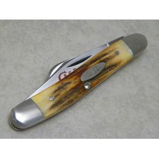Case XX Stainless USA 2 Dot (1978) Stag 5347 HP SSP Red Etch Stockman Knife Case XX Stainless USA 2 Dot (1978) Stag 5347 HP SSP Red Etch Stockman Knife