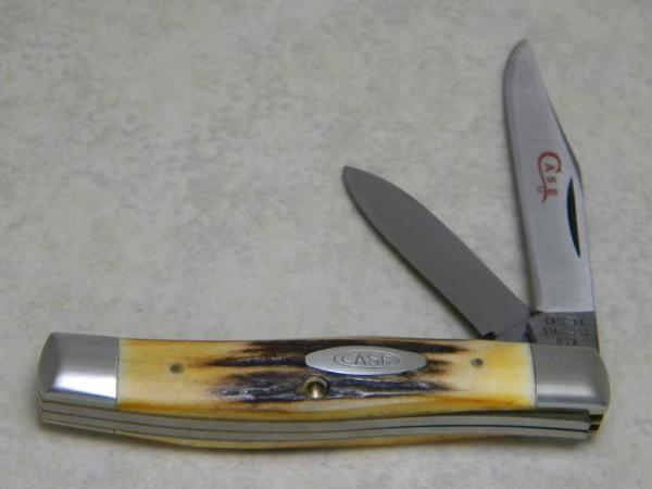Case XX Stainless USA 2 Dot (1978) Stag 52032 SSP Red Etch Jack Knife