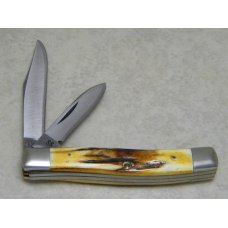 Case XX Stainless USA 2 Dot (1978) Stag 52032 SSP Red Etch Jack Knife