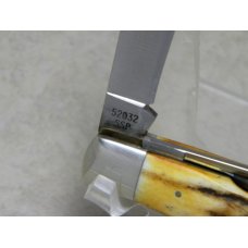Case XX Stainless USA 2 Dot (1978) Stag 52032 SSP Red Etch Jack Knife