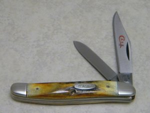 Case XX Stainless USA 2 Dot (1978) Stag 52087 SSP Red Etch Jack Knife