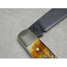 Case XX USA 3-Dot Tony Bose TB6.51117 Damascus Bone Stag Sway Back Knife NIB Case XX USA 3-Dot Tony Bose TB6.51117 Damascus Bone Stag Sway Back Knife NIB