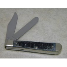 Case XX Select USA 6254 Pitch Black Bone Trapper Knife NIB Case XX Select USA 6254 Pitch Black Bone Trapper Knife NIB