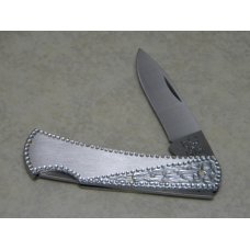 Case XX USA 225L Metal Engraved Lockback Knife NIB Case XX USA 225L Metal Engraved Lockback Knife NIB