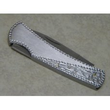 Case XX USA 225L Metal Engraved Lockback Knife NIB Case XX USA 225L Metal Engraved Lockback Knife NIB
