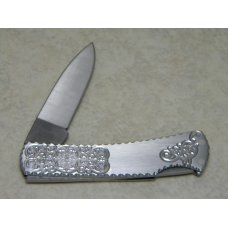 Case XX USA 225L Metal Engraved Lockback Knife NIB