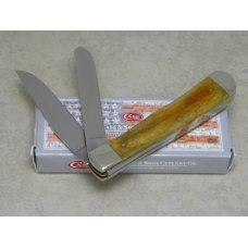 Case XX USA 3-Dot 6254 "White Lightnin'" Moon Shine" Antique Bone Trapper Knife NIB Case XX USA 3-Dot 6254 "White Lightnin'" Moon Shine" Antique Bone Trapper Knife NIB