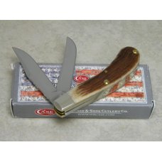 Case XX USA 7-Dot Tony Bose 62110 Ginger Ale Bone Saddlehorn Knife NIB