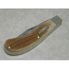 Case XX USA 7-Dot Tony Bose 62110 Ginger Ale Bone Saddlehorn Knife NIB