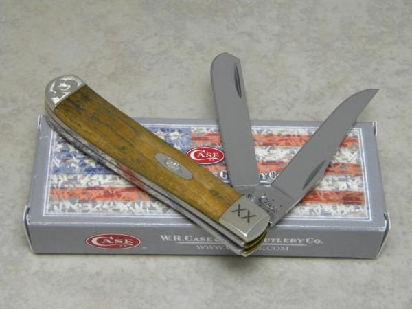 Case XX USA 5-Dot 7207 Bois D'ar Wood Mini Trapper Knife NIB Case XX USA 5-Dot 7207 Bois D'ar Wood Mini Trapper Knife NIB