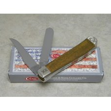Case XX USA 5-Dot 7207 Bois D'ar Wood Mini Trapper Knife NIB Case XX USA 5-Dot 7207 Bois D'ar Wood Mini Trapper Knife NIB