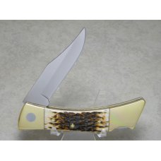 Case XX USA 2017 Amber Bone XX Changer Folding Hunter Lockback Knife & Pouch in Tin Box Case XX USA 2017 Amber Bone XX Changer Folding Hunter Lockback Knife & Pouch in Tin Box