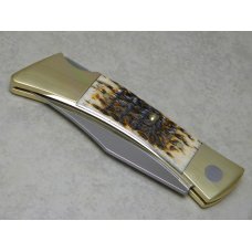 Case XX USA 2017 Amber Bone XX Changer Folding Hunter Lockback Knife & Pouch in Tin Box Case XX USA 2017 Amber Bone XX Changer Folding Hunter Lockback Knife & Pouch in Tin Box