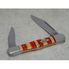 Case Select USA R2083 SS Candy Stripe Square Bolster Half Whittler Knife in Box c.2001 Case Select USA R2083 SS Candy Stripe Square Bolster Half Whittler Knife in Box c.2001