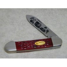 Case XX Bradford PA USA 1992 Bone Dark Red Bone DR61131 Canoe Knife in Box - Bush-Perot-Clinton Case XX Bradford PA USA 1992 Bone Dark Red Bone DR61131 Canoe Knife in Box - Bush-Perot-Clinton