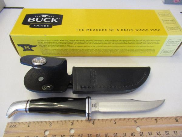 Buck Fixed Blade Woodsman Pattern # 102 BKS-B Buck Fixed Blade Woodsman Pattern # 102 BKS-B