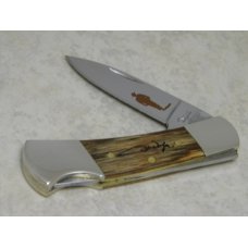 Case XX USA 2008 Oak Wood 71225L John Wayne Lockback Knife NIB Case XX USA 2008 Oak Wood 71225L John Wayne Lockback Knife NIB