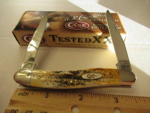 Case XX 2011  Bone Stag Mini Muskrat SS