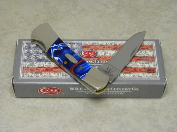 Case XX USA 2014 101225L Patriotic Swirl Small Lockback Knife NIB Case XX USA 2014 101225L Patriotic Swirl Small Lockback Knife NIB