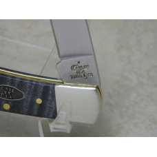 Case XX USA 2018 71225L Small Black Wood Lockback Knife NIB Case XX USA 2018 71225L Small Black Wood Lockback Knife NIB